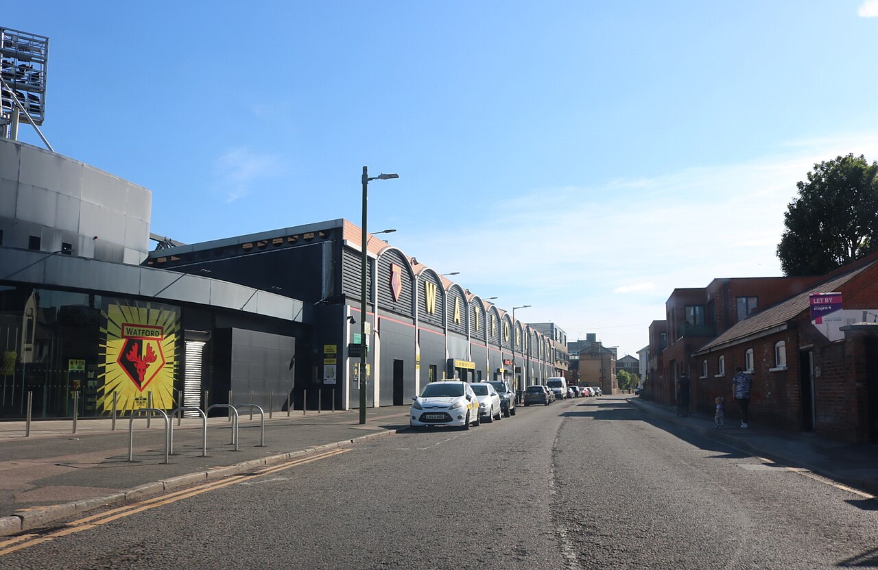 Vicarage Road, photographed 2021-05-30