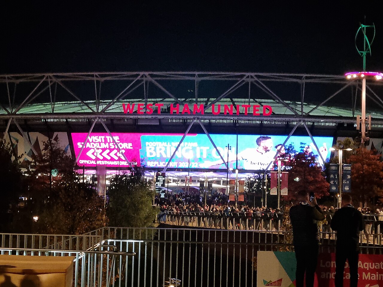 London Stadium, photographed on an unknown date